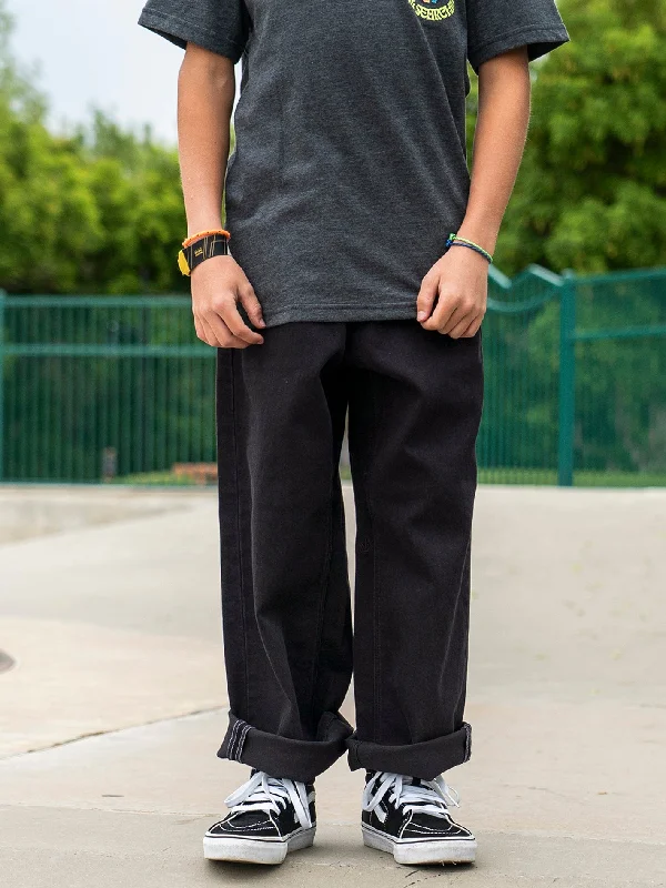 Big Boys Billow Denim Pants - Black Out Modern Men's Tech