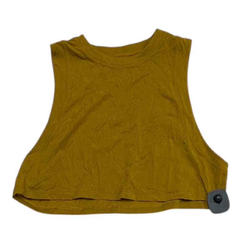 Athletic Tank Top By Lululemon In Yellow, Size: S Stylish Men's Tropical 