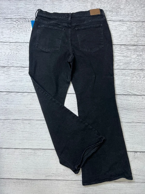 Black Jeans Designer Madewell, Size 12 Lumberjack