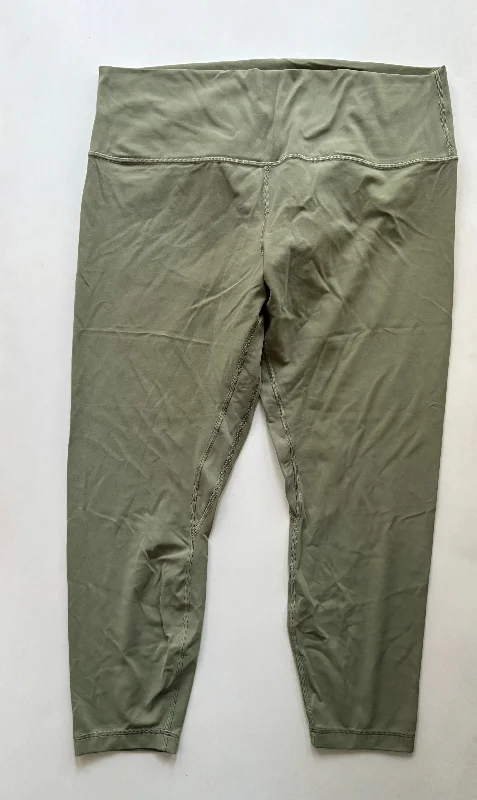 Athletic Leggings By Lululemon In Green, Size: 1x Adventure