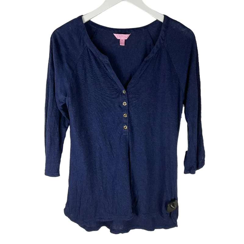 Top Long Sleeve By Lilly Pulitzer  Size: M Refined Men's European