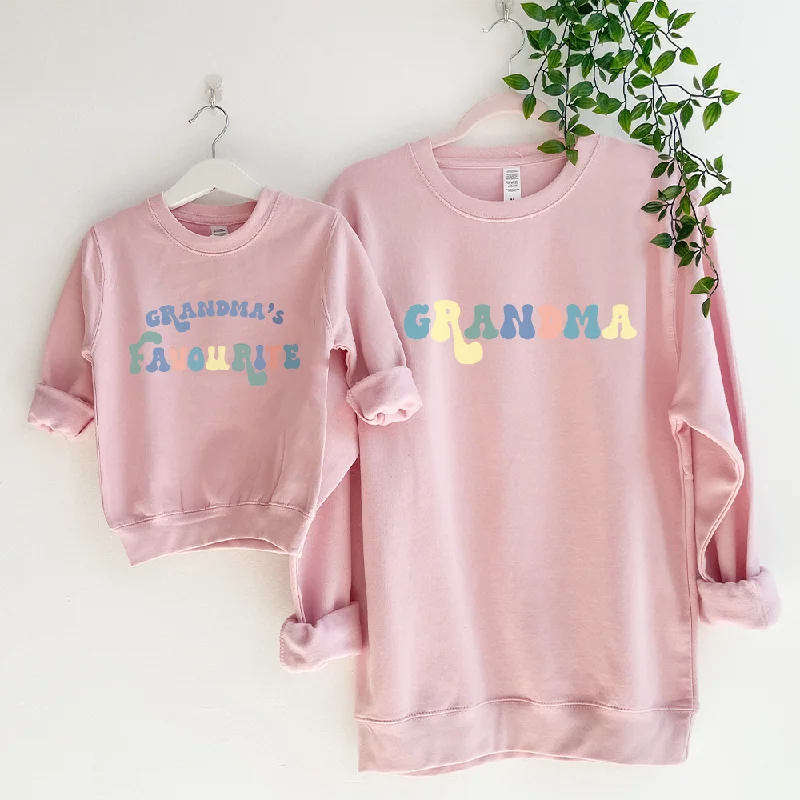 Grandma & Grandma's Favourite Matching Sweatshirts