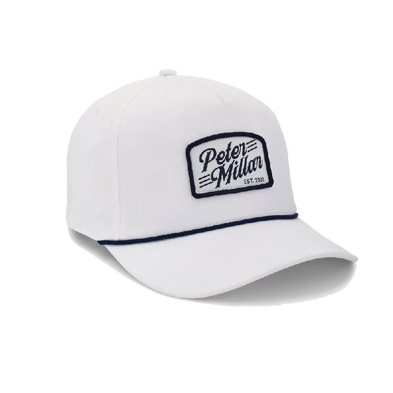 Peter Millar Est. Clubhouse Rope Hat - White Relaxed Men's Australian 
