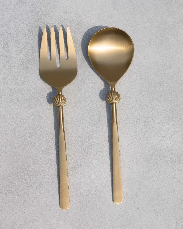 Seashell Salad Server Lumberjack
