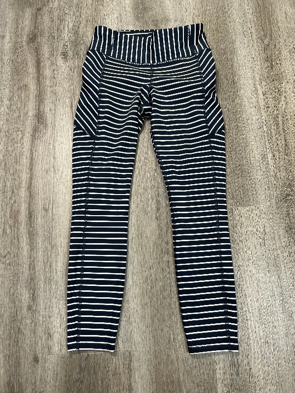 Athletic Leggings By Athleta In Striped Pattern, Size: Xs Bohemian Men's Free