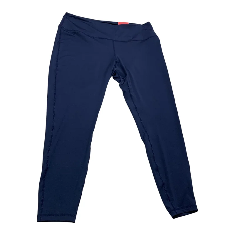 Athletic Leggings By Zelos In Blue, Size: Xl Laid
