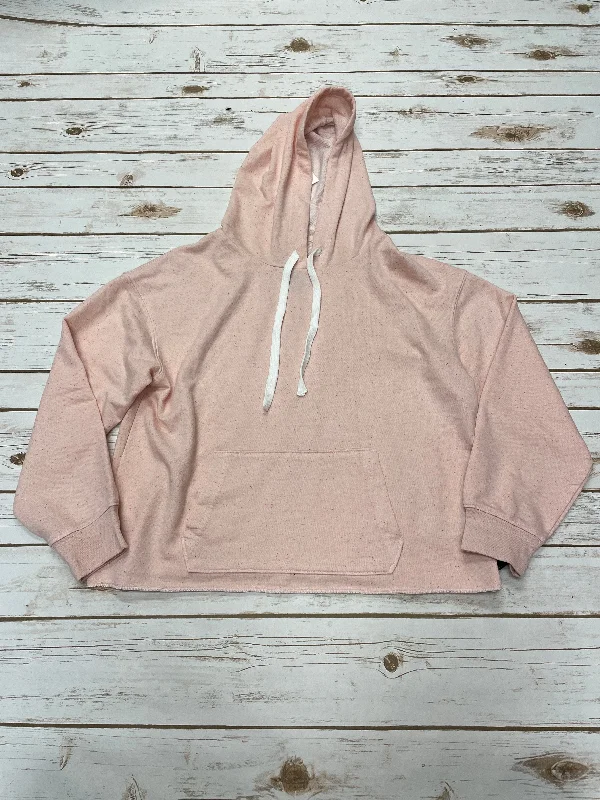 Sweatshirt Hoodie By Splendid In Pink, Size: S