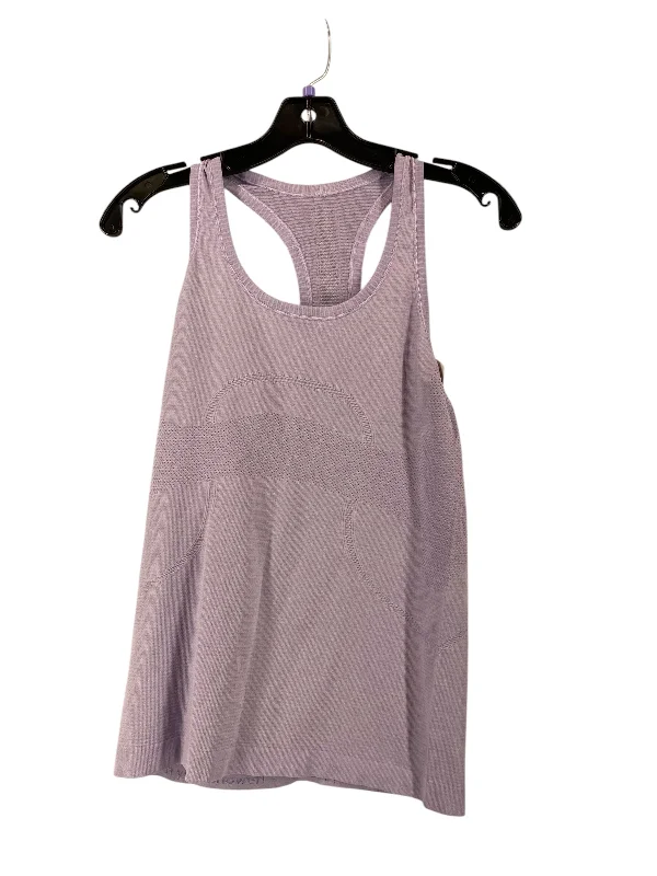 Athletic Tank Top By Lululemon In Purple, Size: 6 Polished Men's Satin