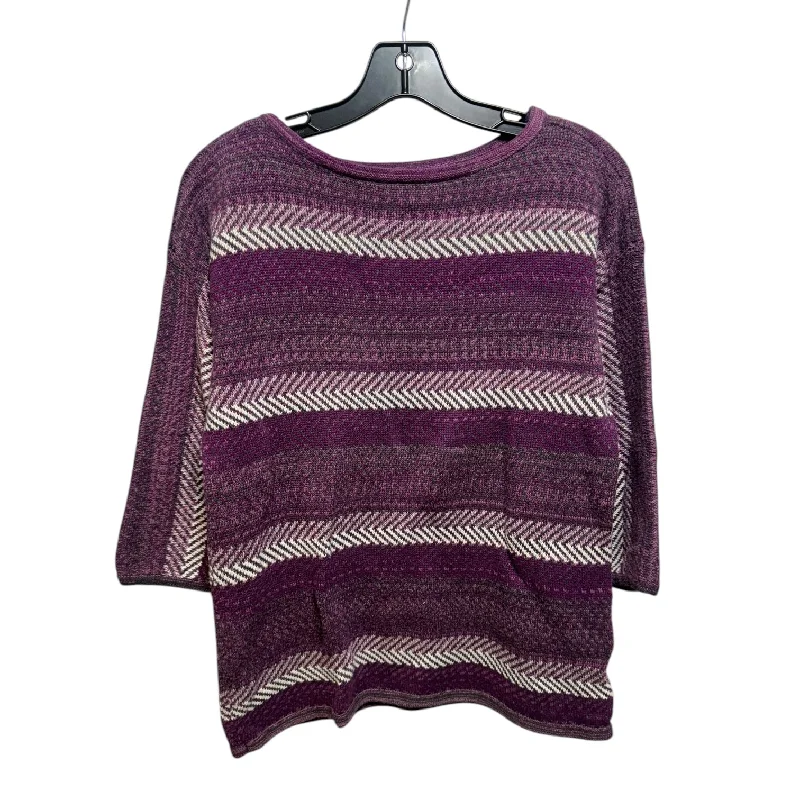 Sweater By Chaps In Purple, Size: M Minimalist Men's Casual 
