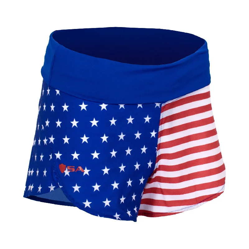 Girls Active Short | Stars and Pinstripes Casual Men's Japanese 