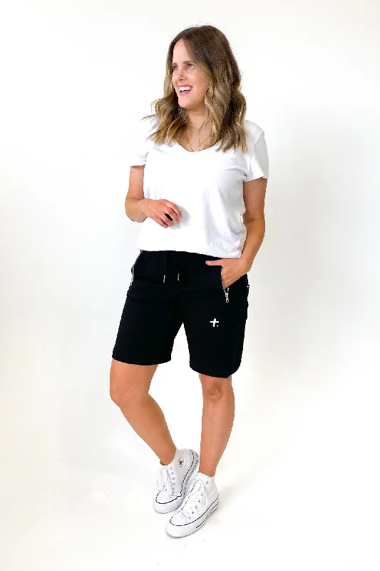 Federation Escape Shorts Ink Dot Black Unique Men's Upcycled