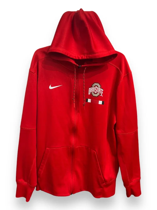 Sweatshirt Hoodie By Nike Apparel In Red, Size: L