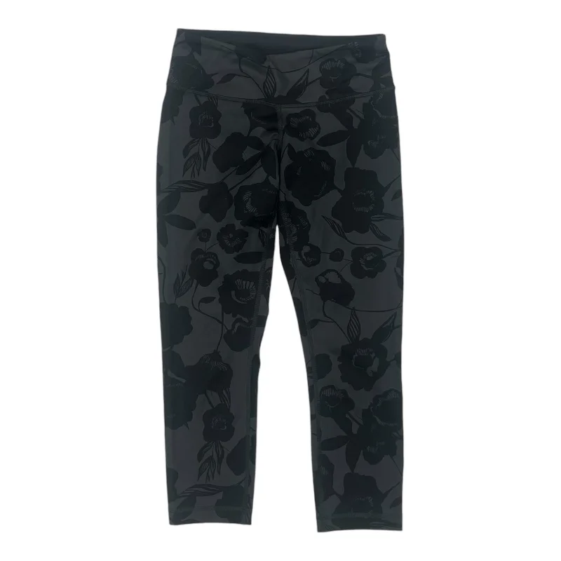 Athletic Leggings Capris By Lululemon In Black & Grey, Size:S Tough Men's Tactical