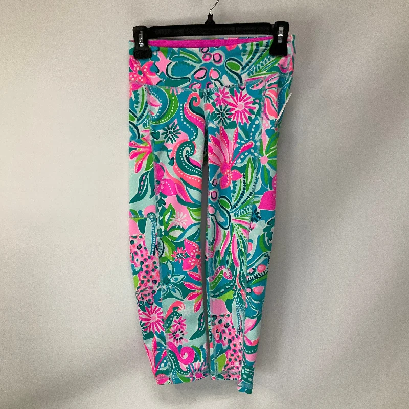 Athletic Leggings Capris By Lilly Pulitzer In Multi-colored, Size: Xs Stylish Men's Neon