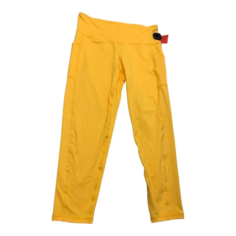 Athletic Leggings By Ideology In Yellow, Size: L Artistic Men's Hand