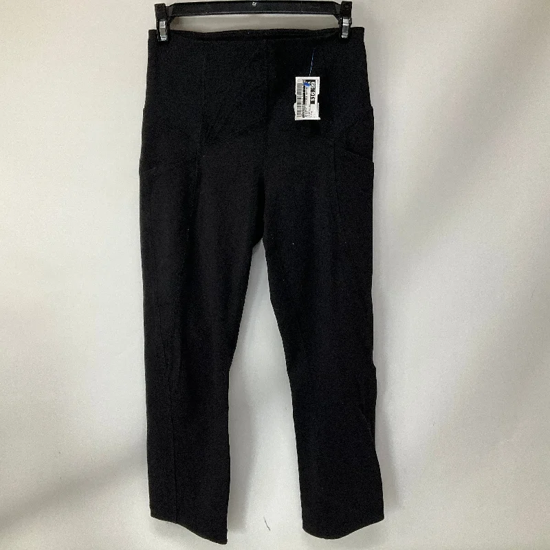 Athletic Leggings Capris By Lululemon In Black, Size: 4 Sporty Men's Tennis