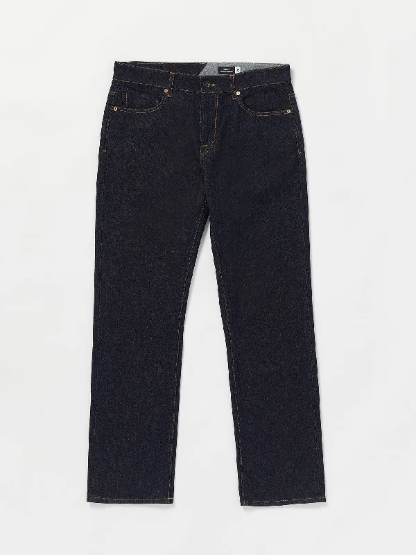 V Kinkade Stretch Jeans - Rinsed Indigo Elegant Men's Formal 