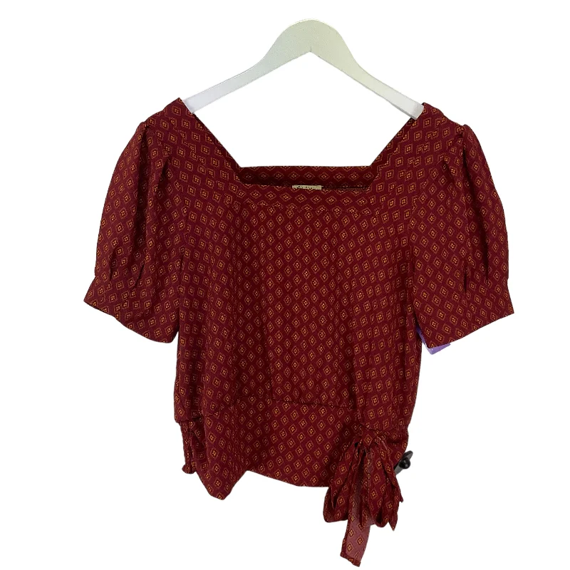 Red Top Short Sleeve Lily White, Size S Sophisticated Men's 