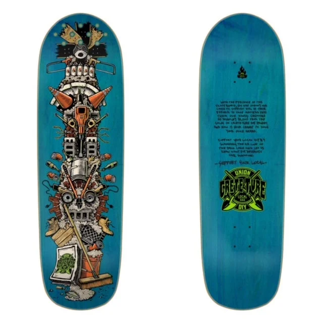 Creature Crete-Ture DIY LG Skateboard Deck 8.92" Sporty Men's Tennis