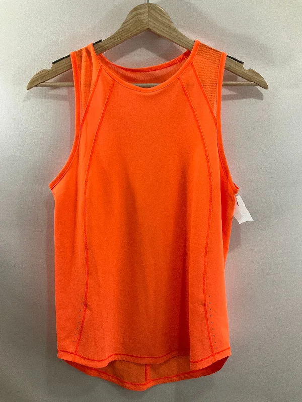 Athletic Tank Top By Lululemon In Orange, Size: 4 Artistic Men's Avant