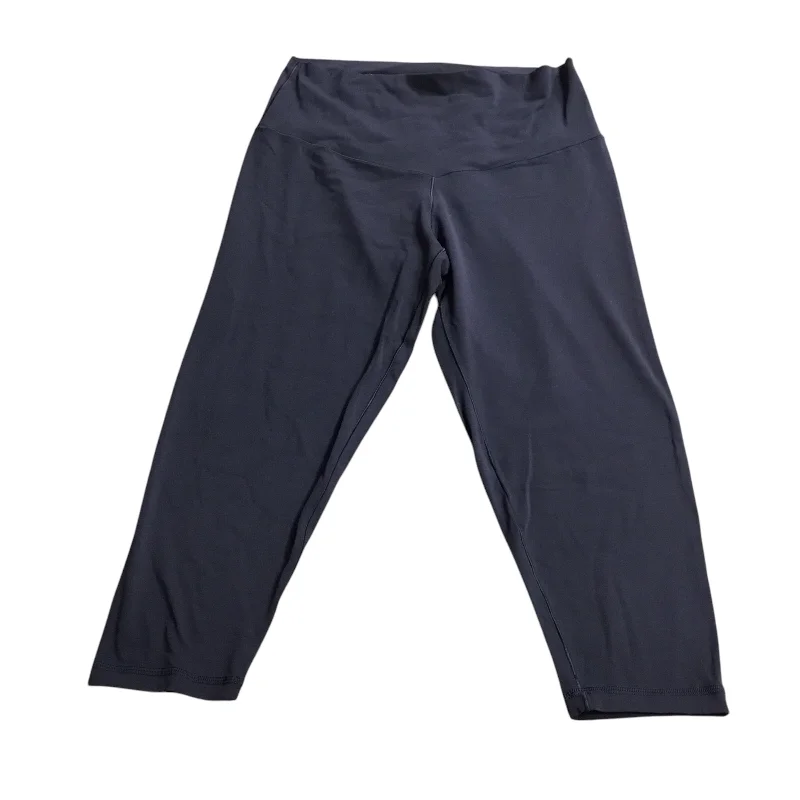 Athletic Leggings Capris By Aerie In Navy, Size: Xl Modern Men's Geometric