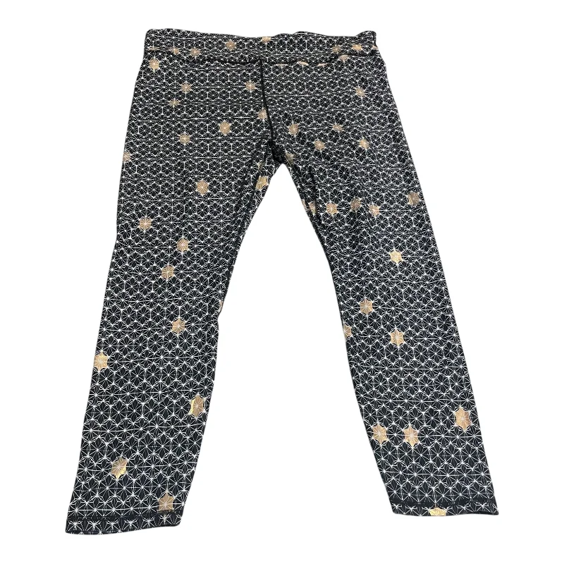 Athletic Leggings By Fabletics In Blue & White, Size: 2x Organic