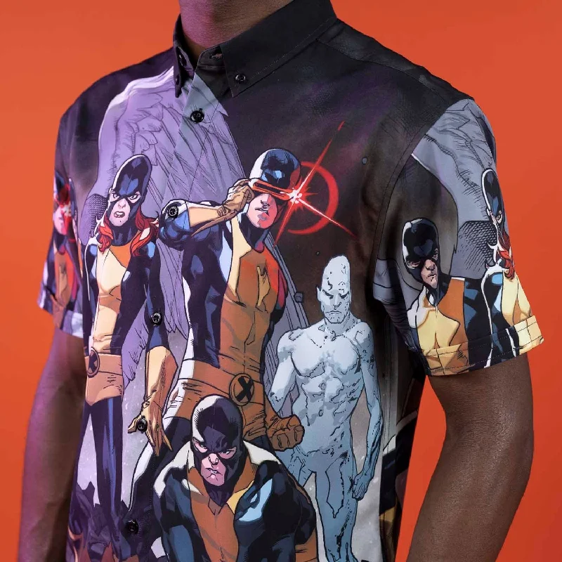 X-Men “Xavier’s Shortlist” – KUNUFLEX Short Sleeve Shirt Minimalist Men's Casual 