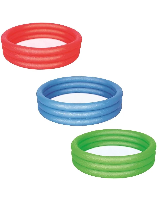 Childrens Paddling Pool - 1m diameter - assorted colours