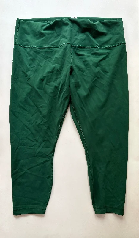 Athletic Leggings By Lululemon, Size: 1x Vacation