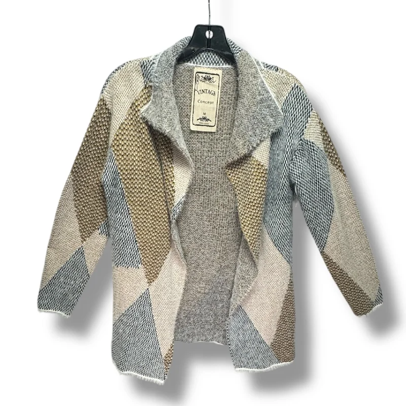 Sweater Cardigan By Vintage In Multi-colored, Size: M Athletic Men's Compression