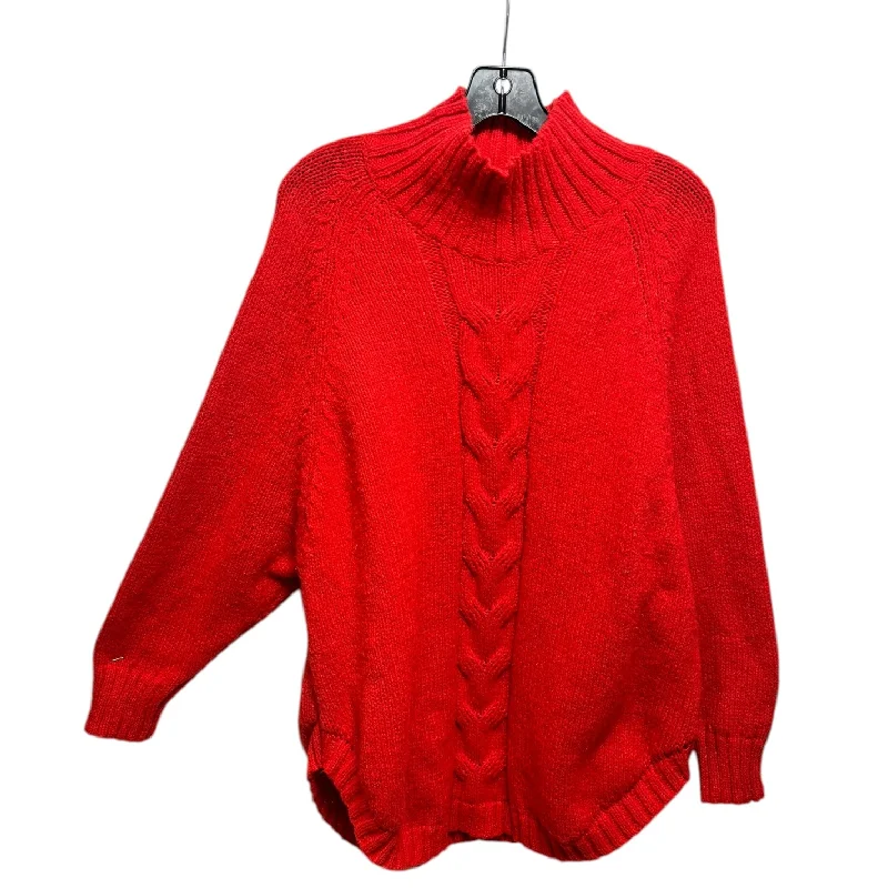 Sweater Unbranded In Red, Size: L Unique Men's Upcycled