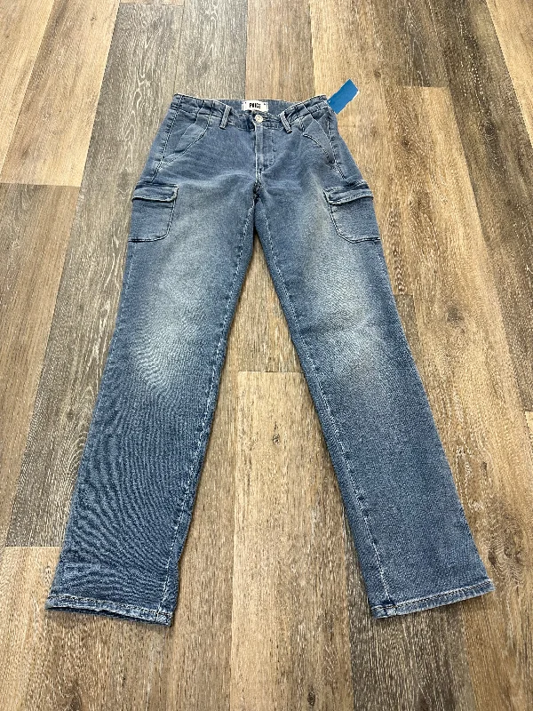 Blue Denim Jeans Designer Paige, Size 0 Modern Men's Tech