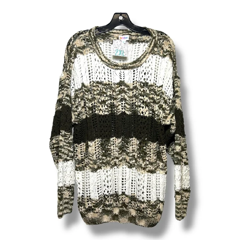 Sweater By Lularoe In Green, Size: 2x Cozy Men's Winter