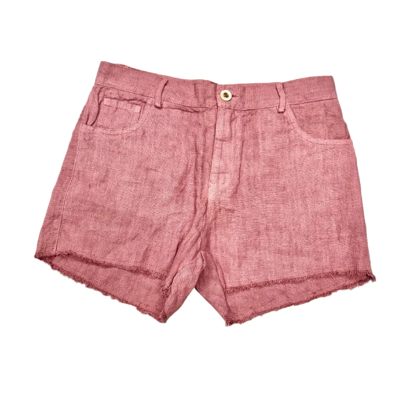 Shorts By Harris Cotton In Mauve, Size: Xs Relaxed Men's Australian 