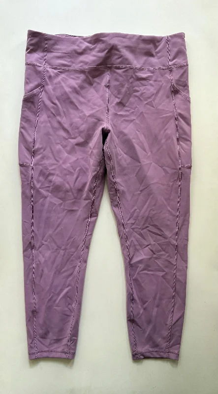 Athletic Leggings By Lululemon In Lavender, Size: Xl Rugged Men's Outdoor 