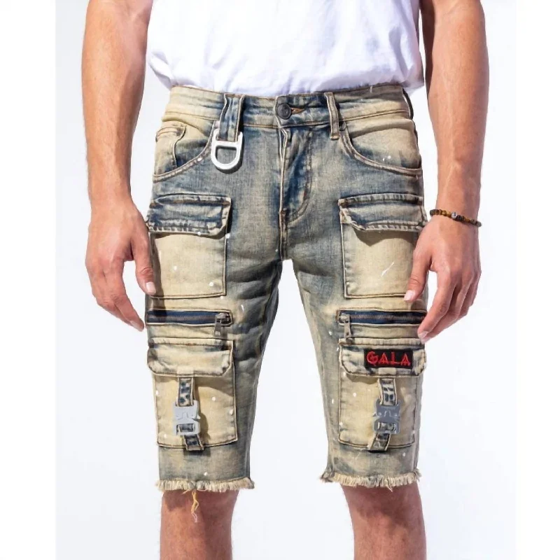 Men's Original Stash Short In Earth Acid Stylish Men's Neon