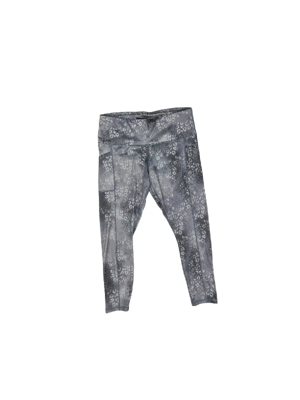 Athletic Leggings By Adrienne Vittadini In Animal Print, Size: 1x Elegant Men's Cashmere