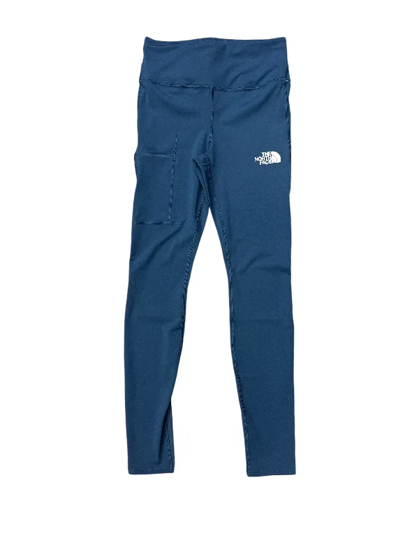Athletic Leggings By The North Face In Blue, Size: S Sleek Men's Contemporary 