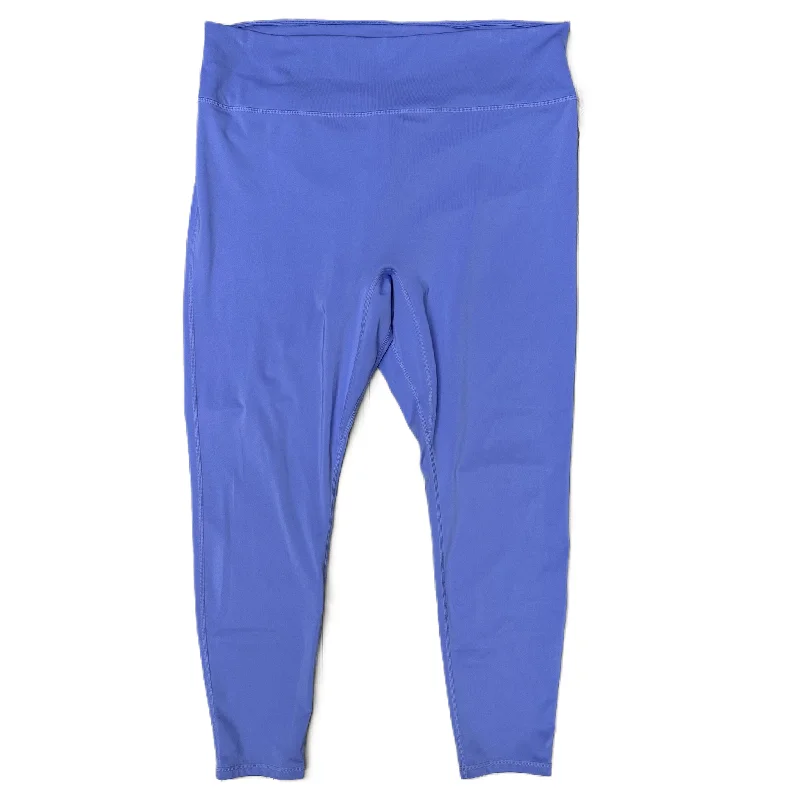 Athletic Leggings By Fabletics In Purple, Size: 3x Masculine Men's 