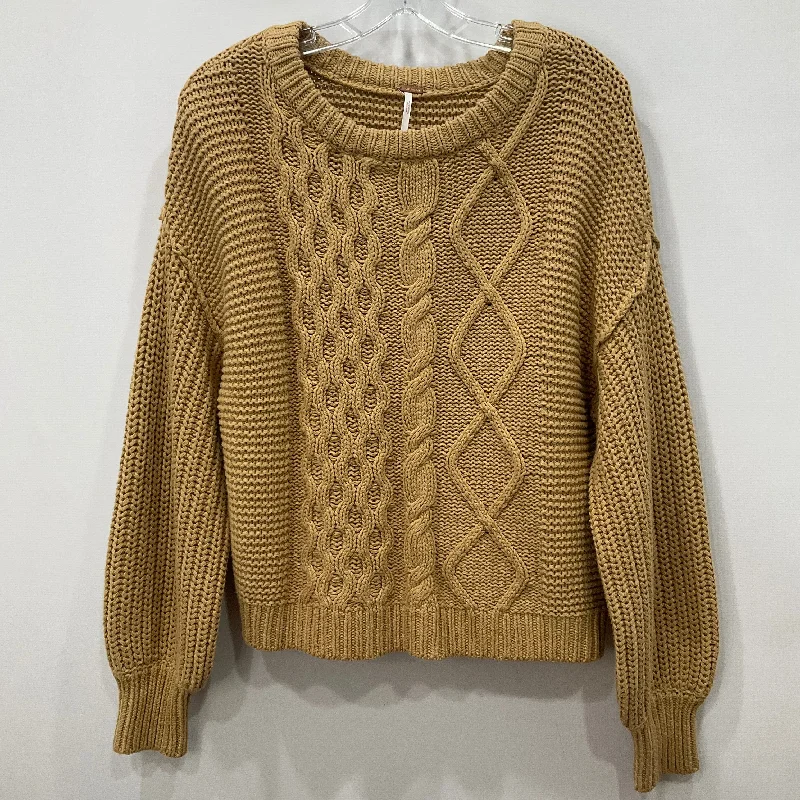 Sweater By Free People In Yellow, Size: Xs Streetwear Style