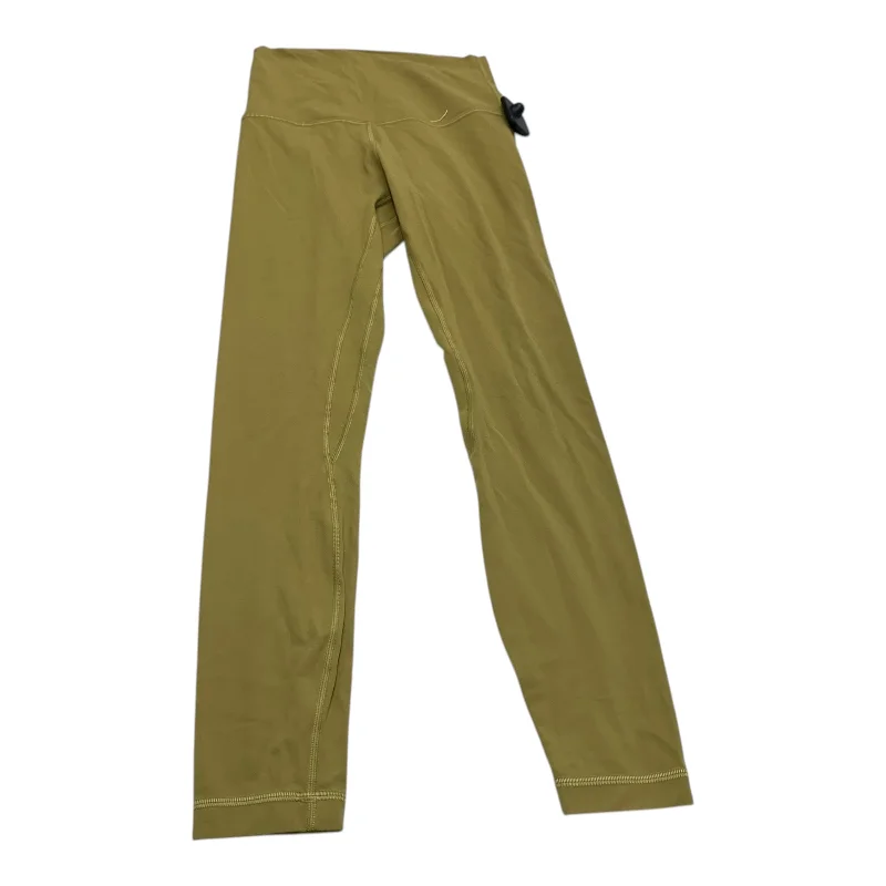 Athletic Leggings By Lululemon In Yellow, Size: M Cool Men's Distressed