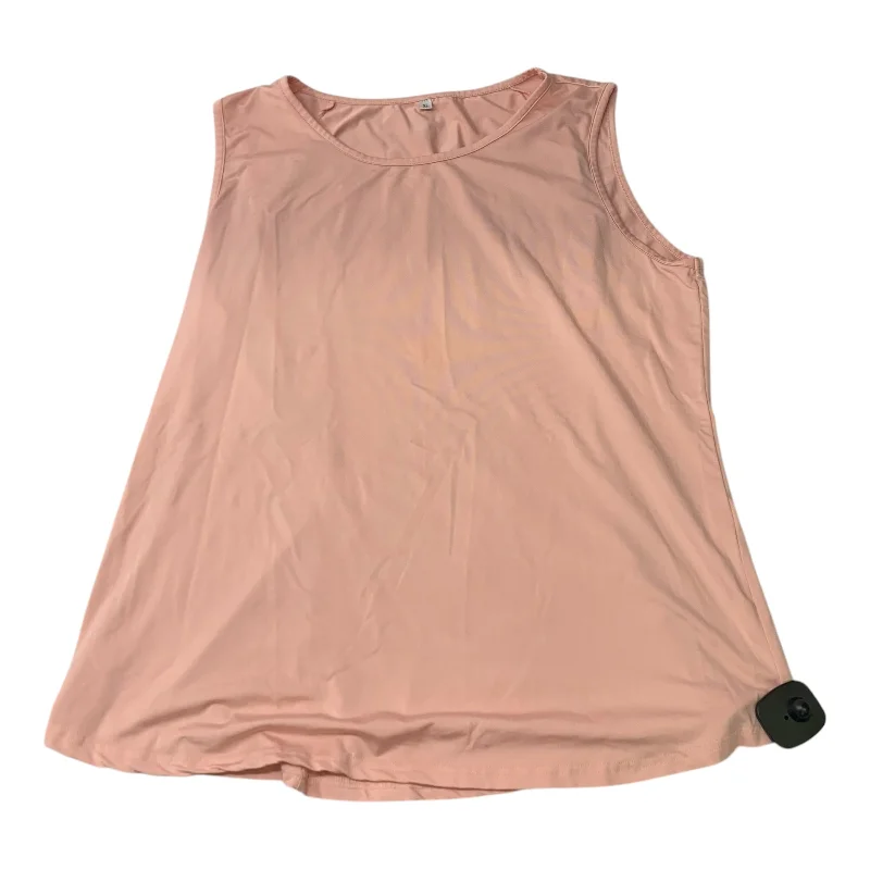 Athletic Tank Top By Clothes Mentor In Pink, Size: Xl Vacation