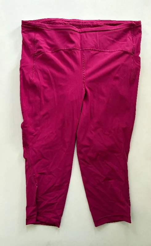 Athletic Leggings By Lululemon In Pink, Size: 1x Confident Men's High