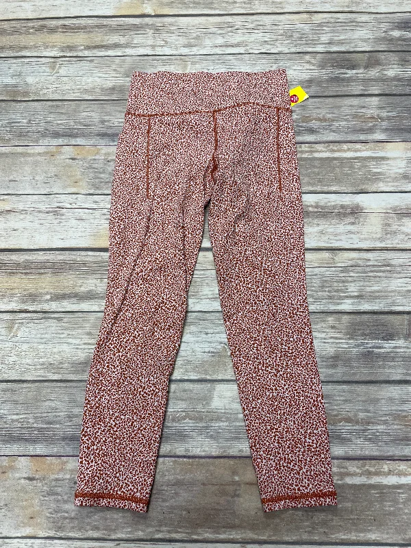 Athletic Leggings By Athleta In Orange, Size: S Bold Men's Statement