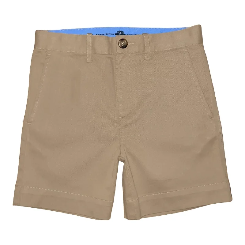 Boys Sweetgrass Shorts In King Street Khaki Confident Men's Power