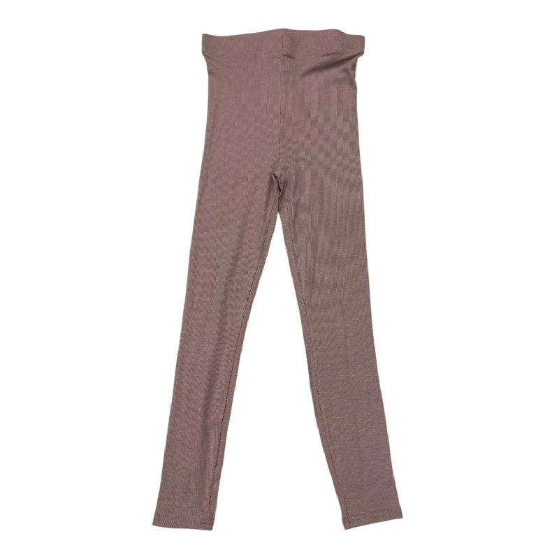 Athletic Leggings By Fabletics In Pink, Size: L Laid