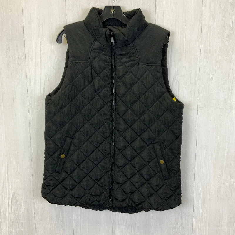 Vest Puffer & Quilted By Zenana Outfitters In Black, Size: Xl