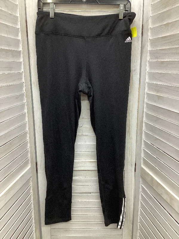 Athletic Leggings By Adidas In Black, Size: L Trendy Men's Oversized