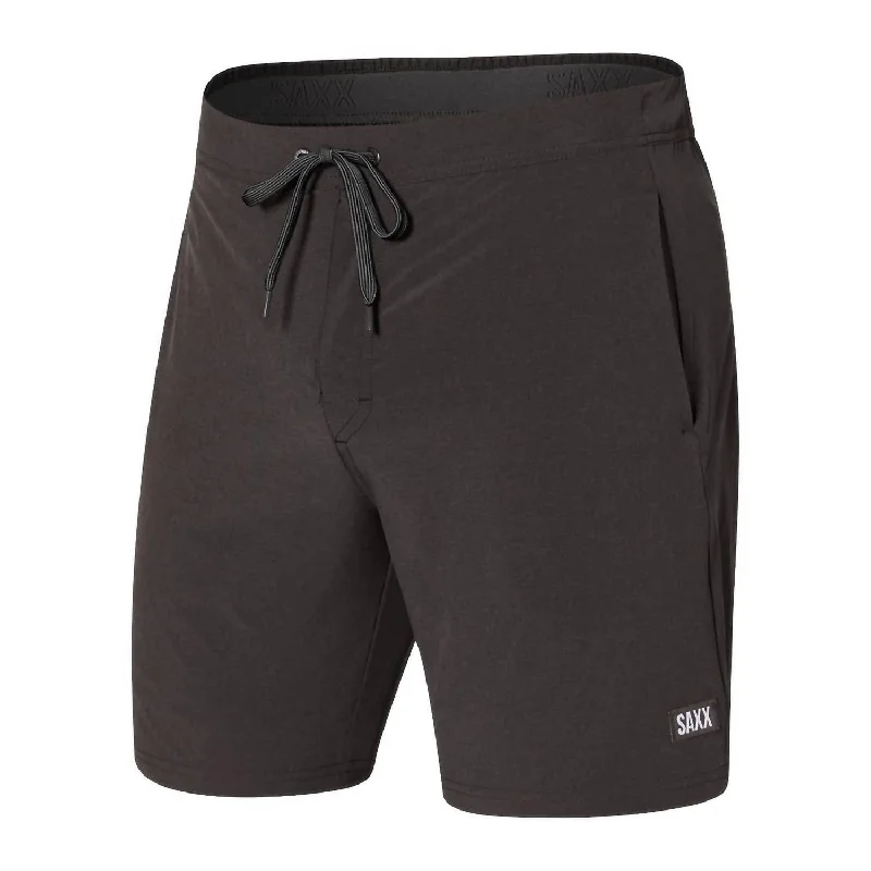Men's Sport 2 Life 2N1 Short In Faded Black Heather Cozy Men's Sherpa