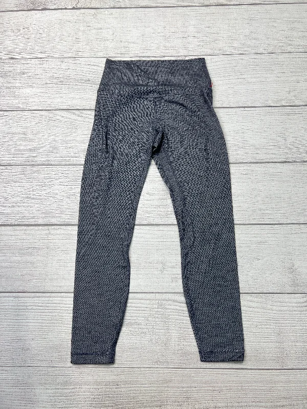 Athletic Leggings By Lululemon In Grey, Size: 6 Hip Men's Retro